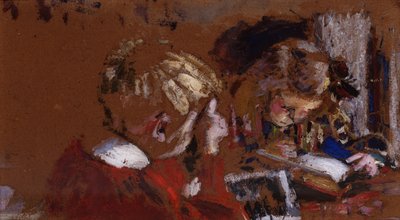 Enfants lisant - Edouard Vuillard