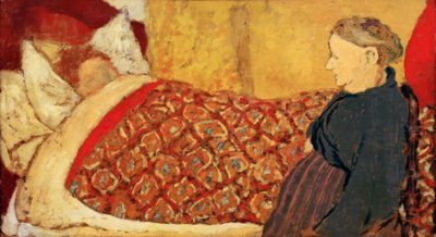 La berceuse: Marie Roussel au lit - Edouard Vuillard