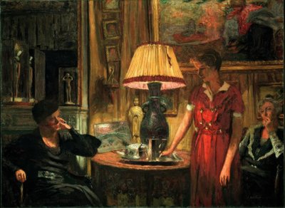 La visite - Edouard Vuillard