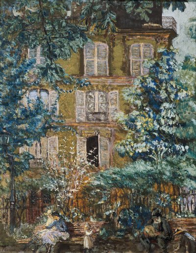 Façade de la maison sur la place - Edouard Vuillard