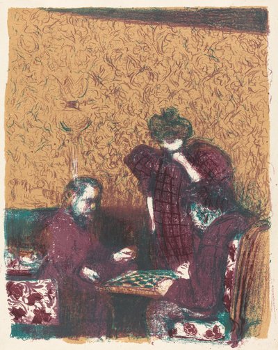 La partie de dames - Edouard Vuillard