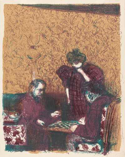 La partie de dames - Edouard Vuillard