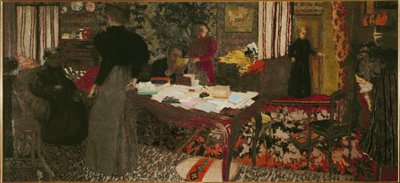 Grand Interieur aux six personnages - Edouard Vuillard