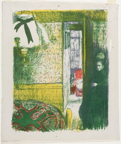Intérieur avec une lampe suspendue - Edouard Vuillard