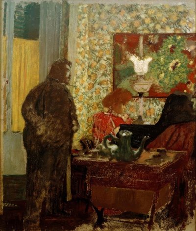 Intérieur avec Misia Natanson au piano (Cipa écoutant Misia) - Edouard Vuillard