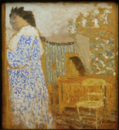 Intérieur avec femme - Edouard Vuillard