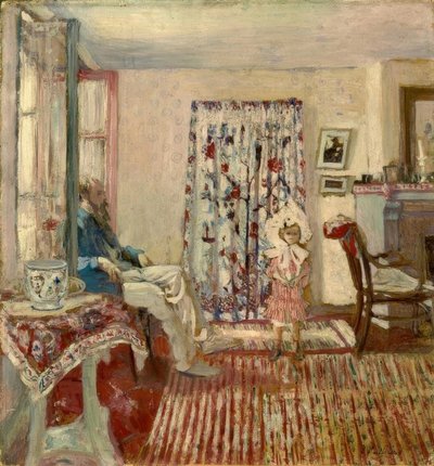 K.-X. Roussel et sa fille - Edouard Vuillard