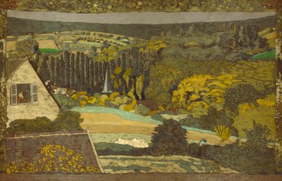 Paysage : Fenêtre donnant sur les bois - Edouard Vuillard