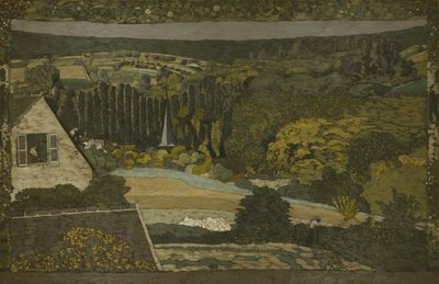 Paysage : Fenêtre donnant sur les bois, 1899 - Edouard Vuillard