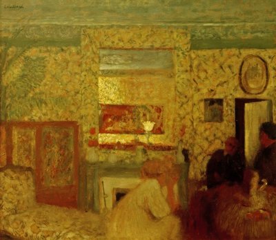 Le salon des Natansons, rue Saint-Florentin - Edouard Vuillard