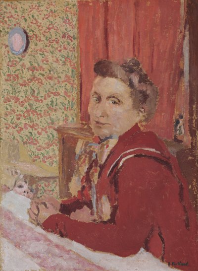 Madame Roussel en peignoir brun rouge, 1901 - Edouard Vuillard