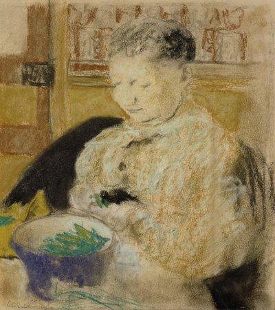 Madame Vuillard Écosse des Pois, 1905 - Edouard Vuillard