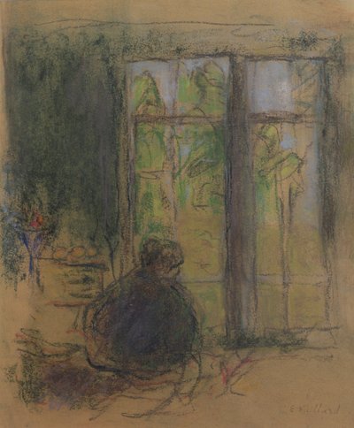 Madame Vuillard à la fenêtre, 1915 - Edouard Vuillard