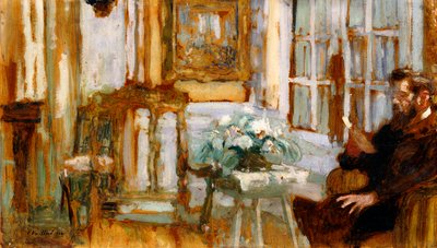 Monsieur Arthur Fontaine dans son salon - Edouard Vuillard
