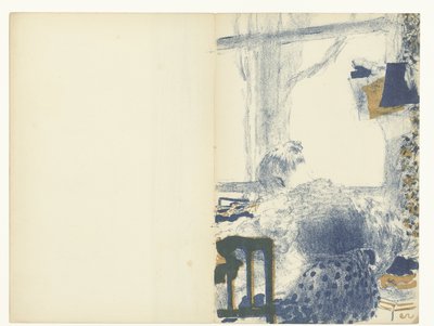 Couturière assise près d