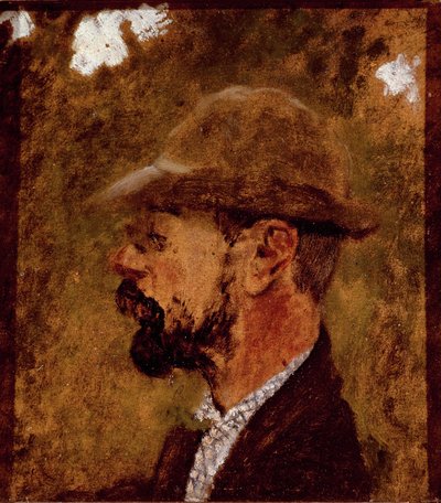 Portrait du peintre Henri de Toulouse Lautrec de profil - Edouard Vuillard