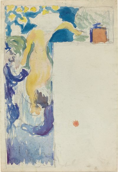 Conception de programme pour le Théâtre Libre [recto] - Edouard Vuillard