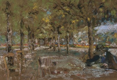 Lecture sous les arbres à Amfreville, c.1906 - Edouard Vuillard