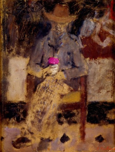 Portrait de Félix Vallotton - Edouard Vuillard