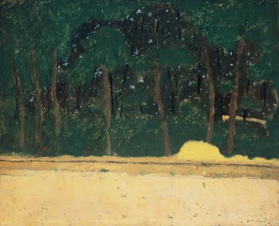 Route au bord de la forêt, c.1904 - Edouard Vuillard
