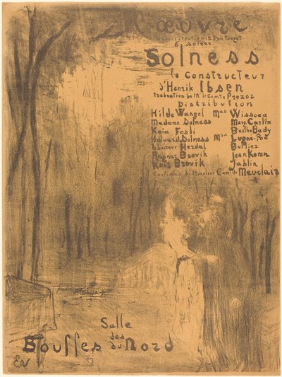 Solness der Baumeister - Edouard Vuillard