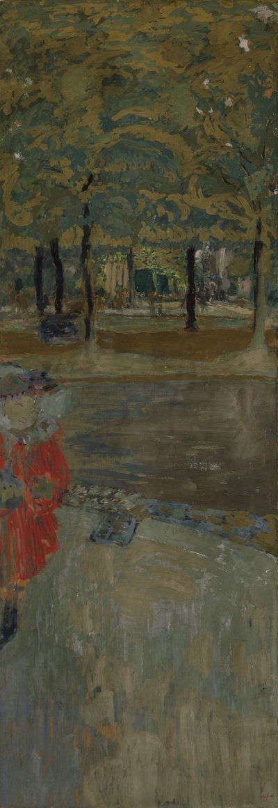Le Jardin de La Muette à Passy, Paris - Edouard Vuillard