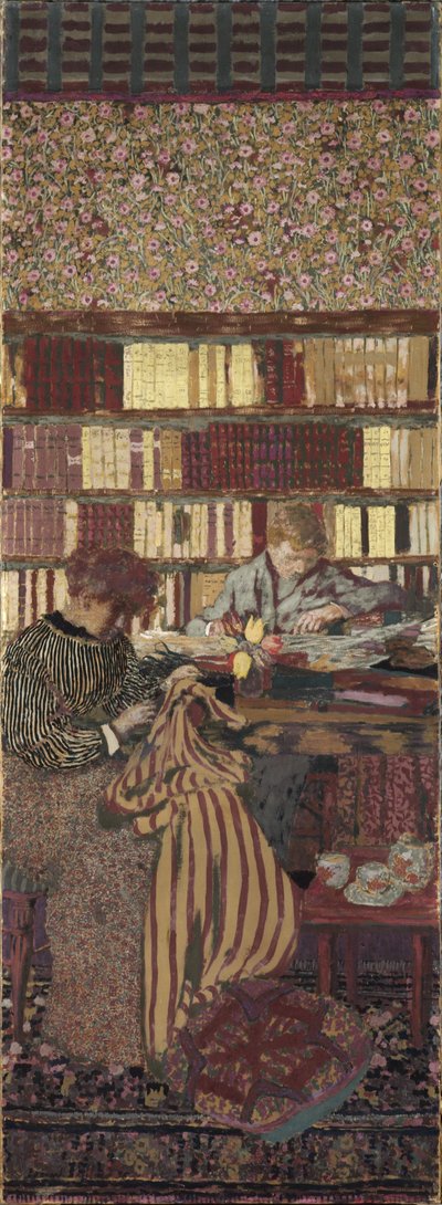 La confidentialité. Décoration pour la bibliothèque du Dr Vaquez - Edouard Vuillard