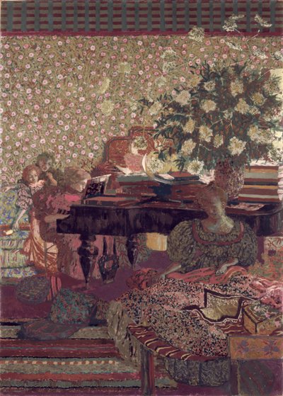 La confidentialité. Décoration pour la bibliothèque du Dr. Vaquez - Edouard Vuillard
