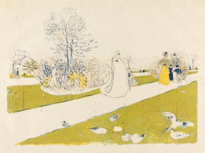 Le jardin des Tuileries - Edouard Vuillard
