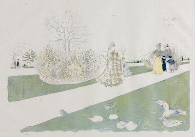 Le Jardin des Tuileries - Edouard Vuillard
