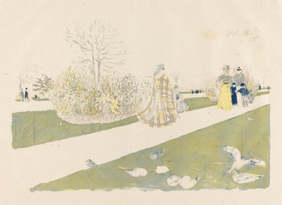 Le jardin des Tuileries - Edouard Vuillard