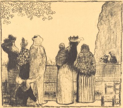 Les Tuileries, publié en 1895 - Edouard Vuillard