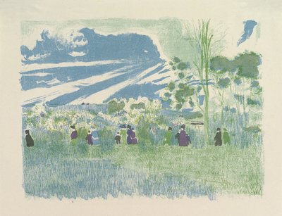 À Travers Champs, de la série Paysages et Intérieurs - Edouard Vuillard