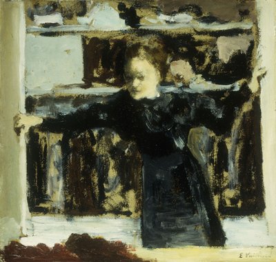 Femme Ouvrant la Fenêtre, 1893 - Edouard Vuillard