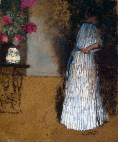 Jeune femme dans une chambre, 1892-1893 - Edouard Vuillard