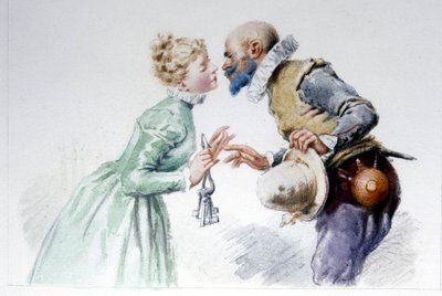 Barbe bleue et ses sept femmes, illustration d
