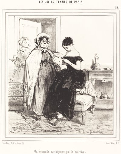 On demande une réponse par le courrier - Edouard de Beaumont