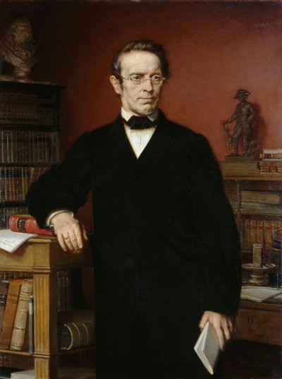 Portrait de Johann Gustav Droysen 1808-1884, 1885 - Eduard Bendemann
