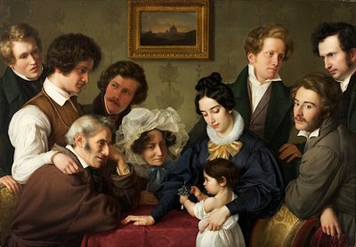 Le Cercle Schadow. La Famille Bendemann et leurs amis - Eduard Bendemann
