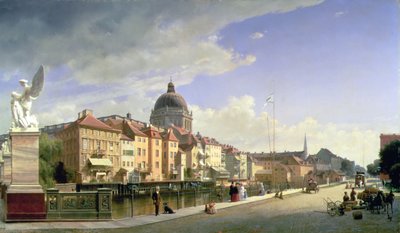 Schlossfreiheit von der Schlossbruecke, Berlin - Eduard Gärtner