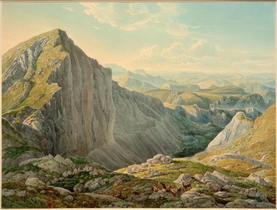Le Grand Höllstein avec vue sur Mariazell - Eduard Gurk