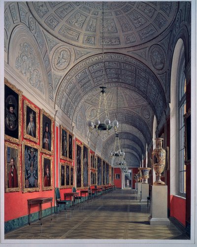 Le nouvel Ermitage, la galerie Romanov, aile nord - Eduard Hau