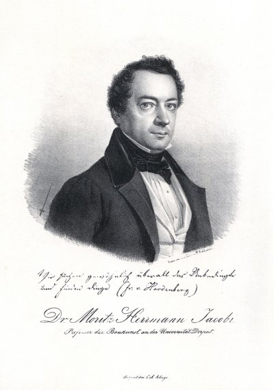 Portrait de Moritz Hermann von Jacobi, 1837 - Eduard Hau