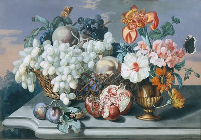 Fleurs et fruits - Eduard Hirschler