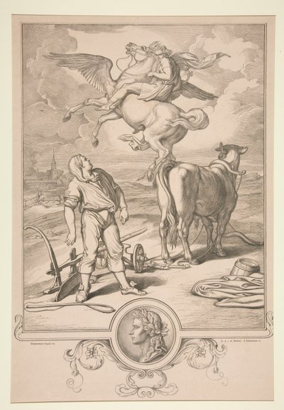Sans titre (Scène mythologique) - Eduard Kretzschmar