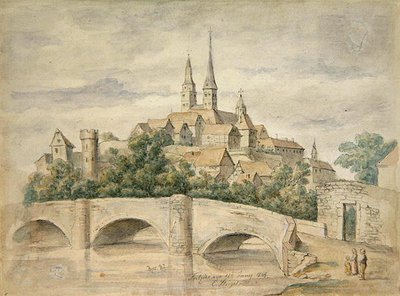 Vue de Fritzlar - Eduard Stiegel
