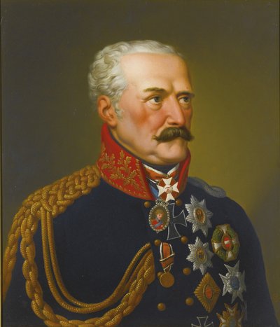 Portrait de Gebhard Leberecht von Blücher, Prince de Wahlstatt - Eduard Ströhling