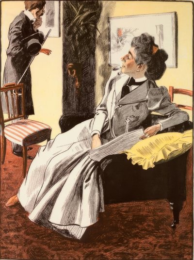 Art. Dommage que madame ne peigne plus! - Eduard Thöny