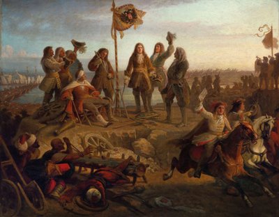 Le prince Eugène envoie un messager à l