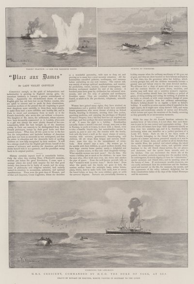 HMS Crescent, commandé par SAR le Duc d